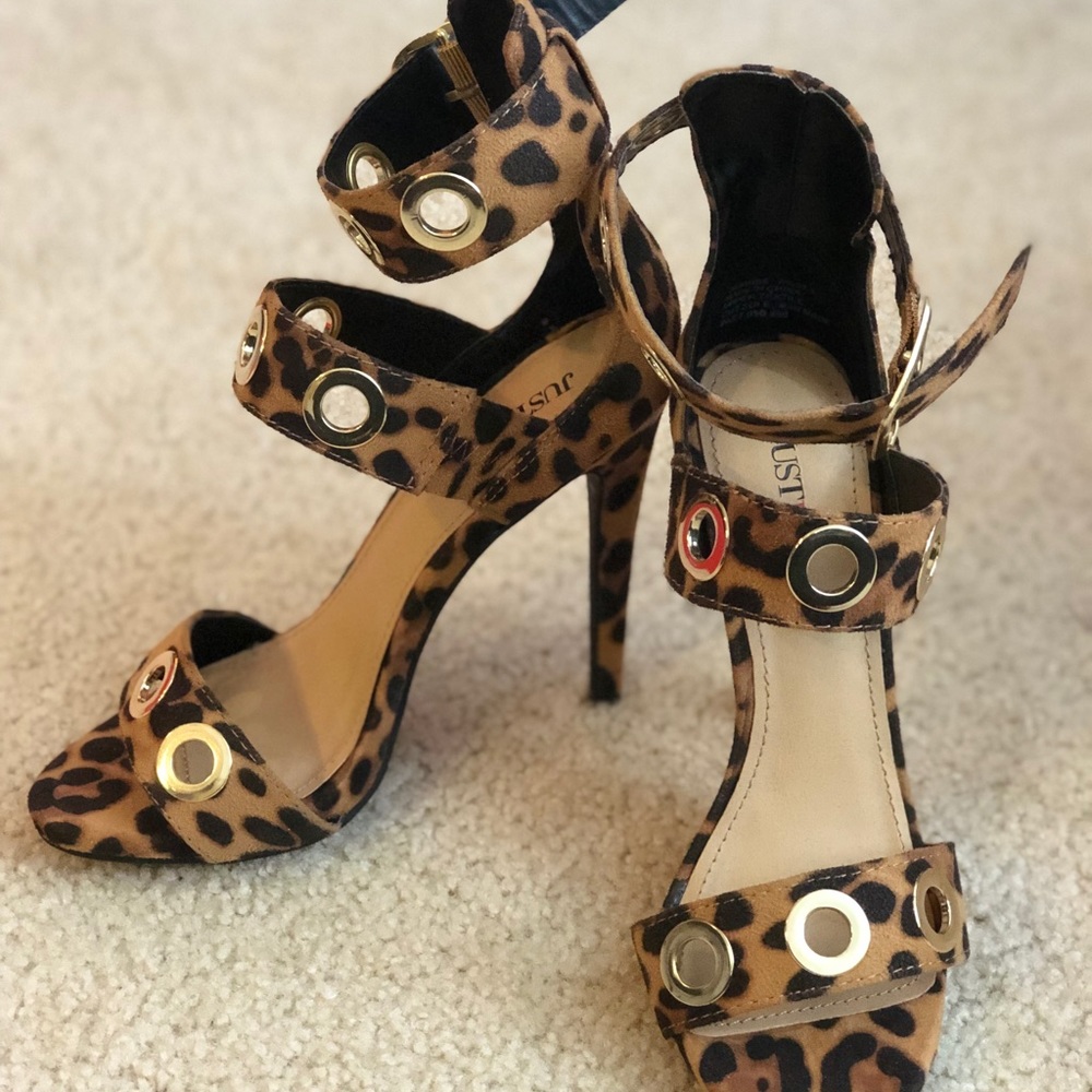 Just fab cheetah print heels